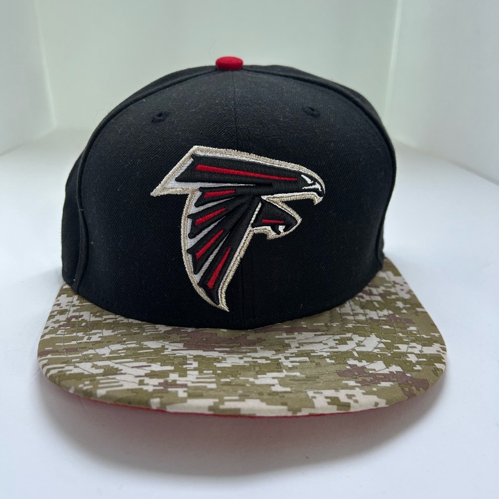 New Era Atlanta Falcons Cap Hat 59Fifty Fitted Sz: 7 5/8 MLB